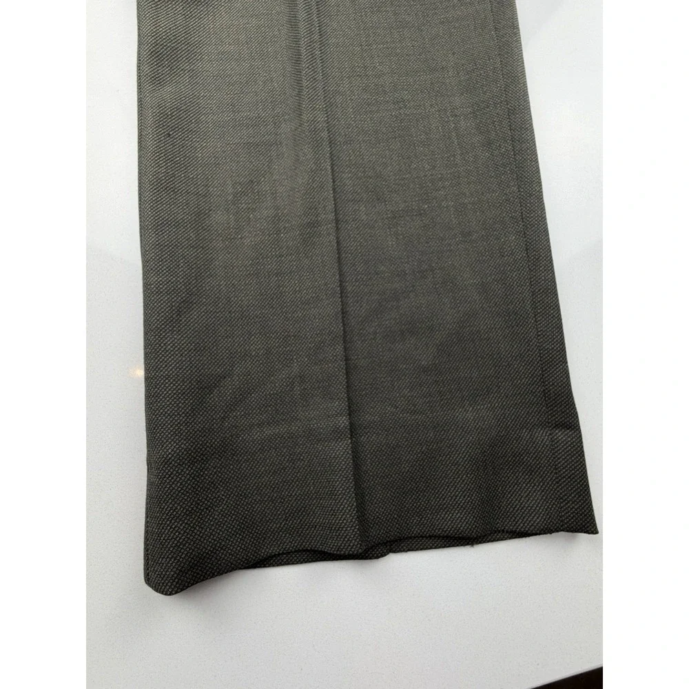 Luciano Natazzi Pure Wool Dress Pants Men's Size 40 Dark Green Made In‎ Italy